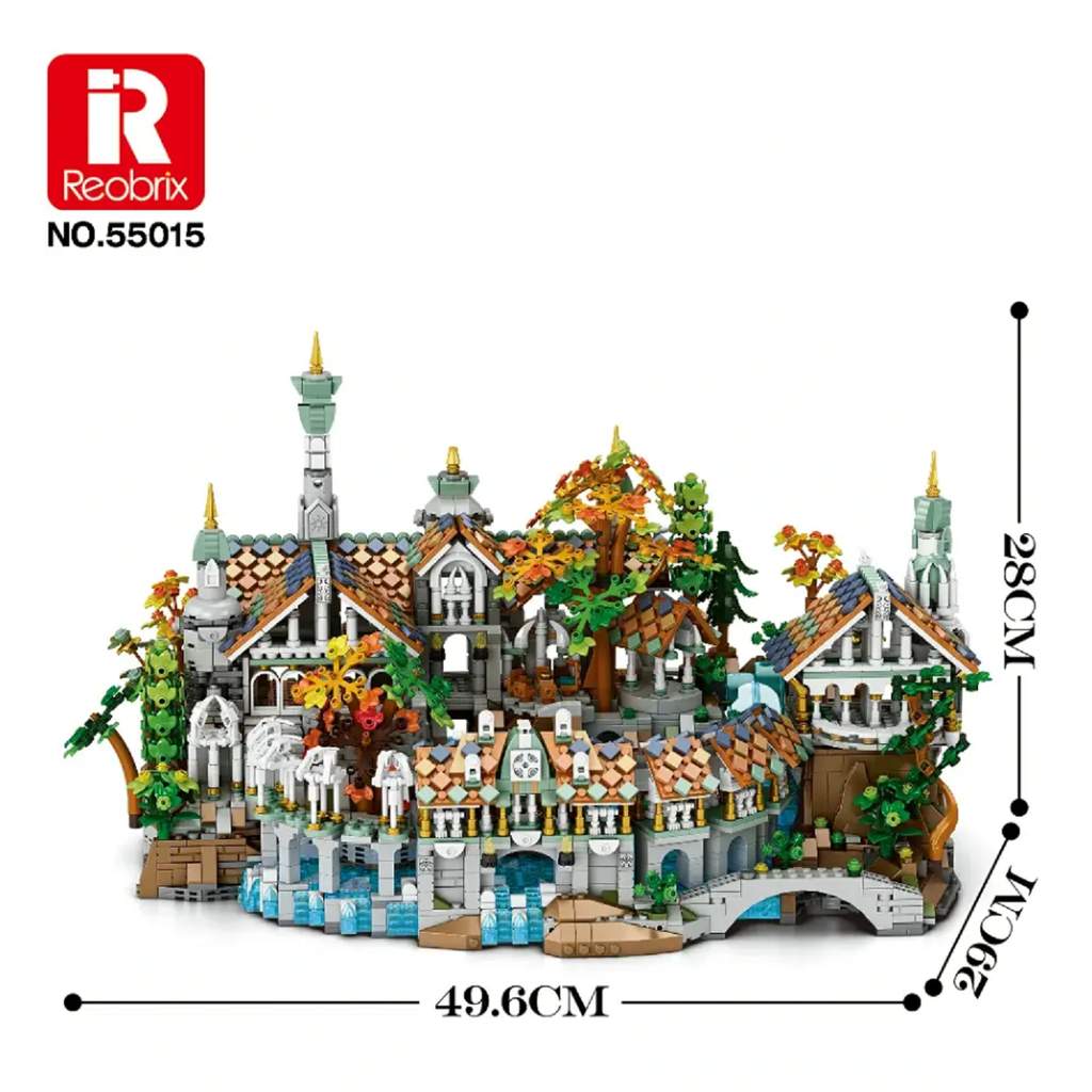 Reobrix 55015 Duskvale Sanctum Mittelalter Tal-Stadt 4.406 Teile