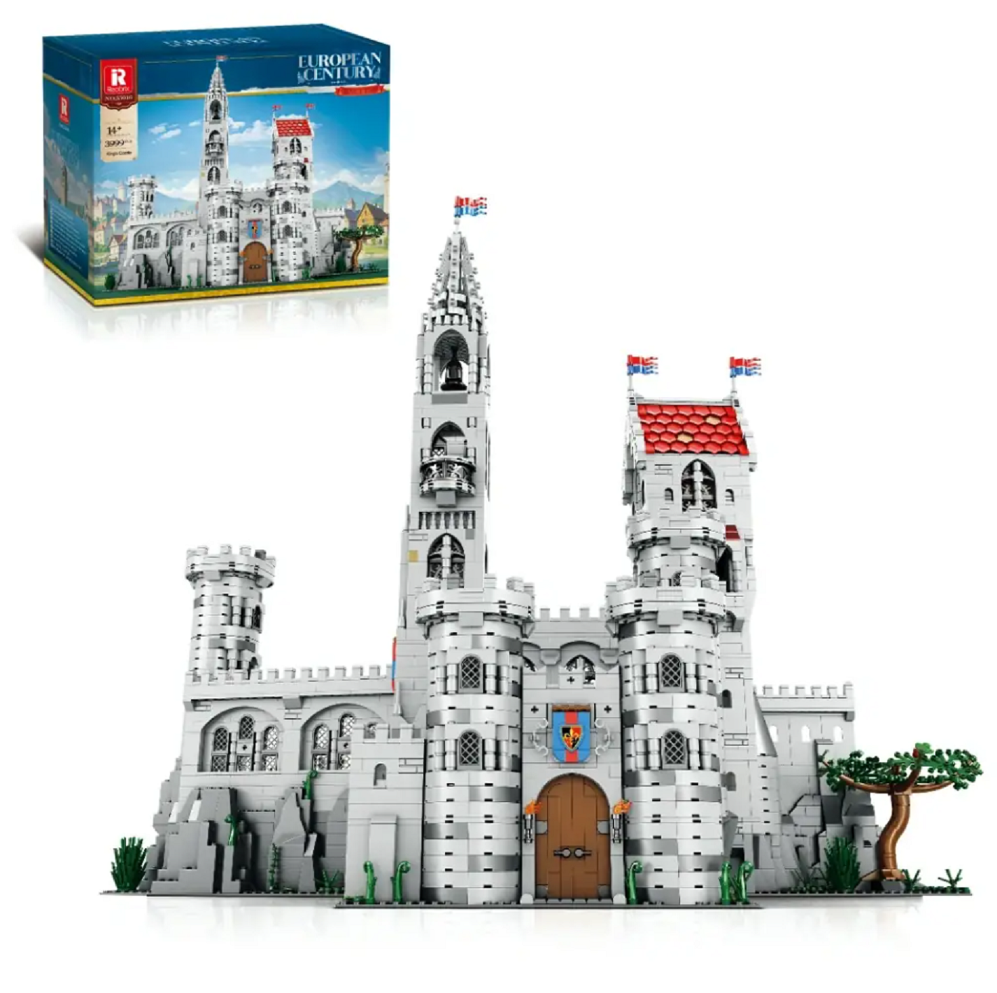 Reobrix 55016 King`s Castle mittelalterliches Schloß 4.000 Teile