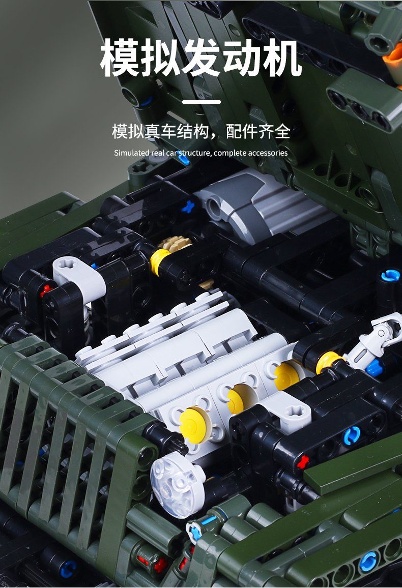 Mould King 13124 Wrangler Offroader 2.096 Teile