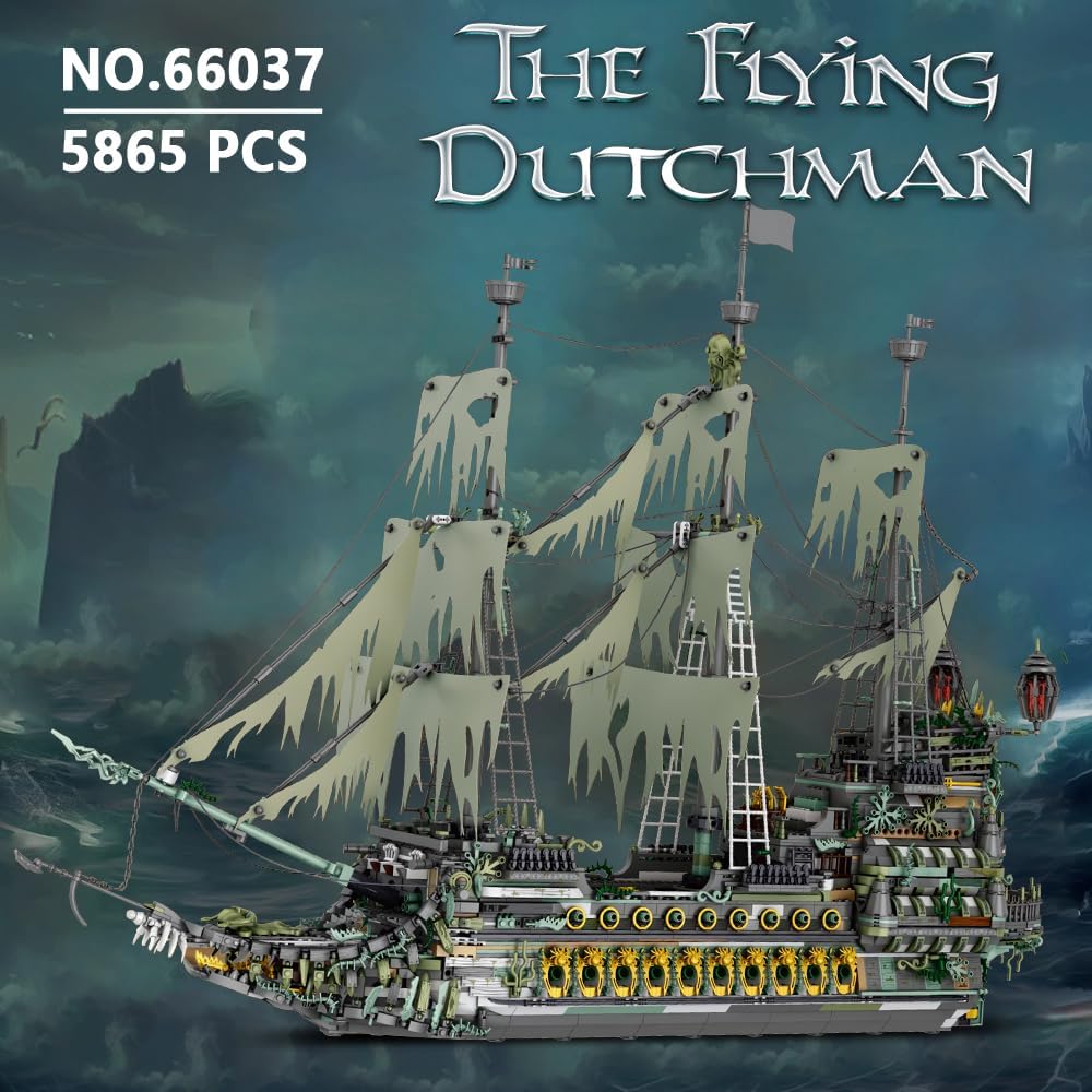 Reobrix 66037 Flying Dutchman Klemmbaustein Set – 5503 Teile Geisterschiff