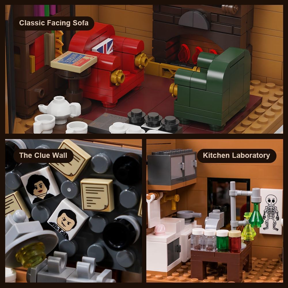 Pantasy 85014 Sherlock Holmes Baker Street Apartment 221B  3.087 Teile