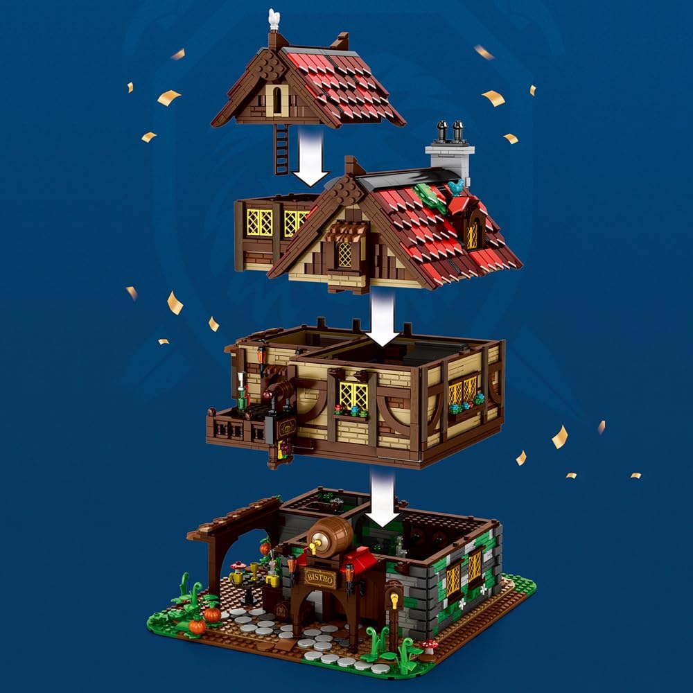 Reobrix 66018 mittelalterliche Taverne 2.831 Teile