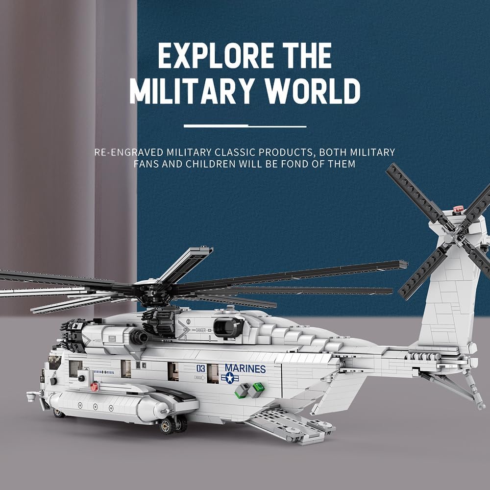 Reobrix 33037 CH-53E Transport Hubschrauber 2.192 Teile