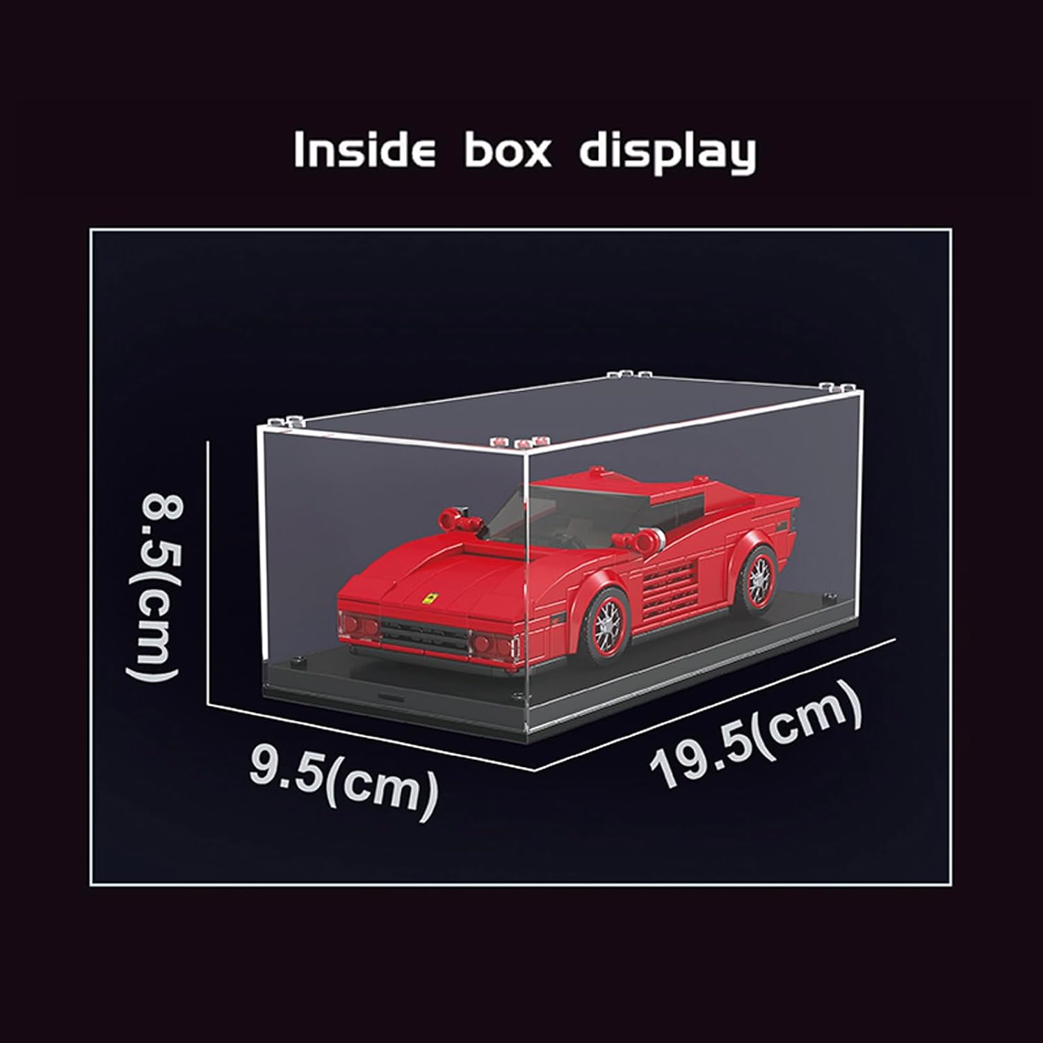 Mould King 27012S Speed Champion Testarossa 316 Teile