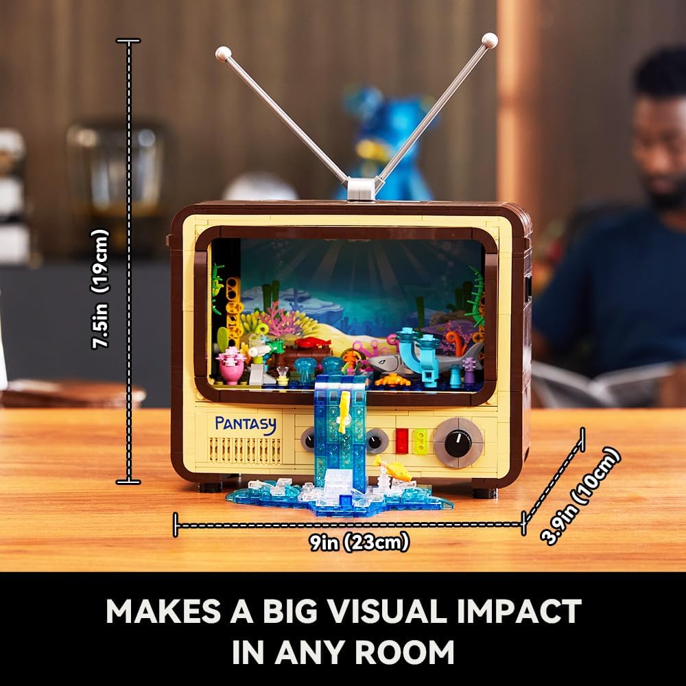 Pantasy 61008 Retro Fernseher 1.173 Teile