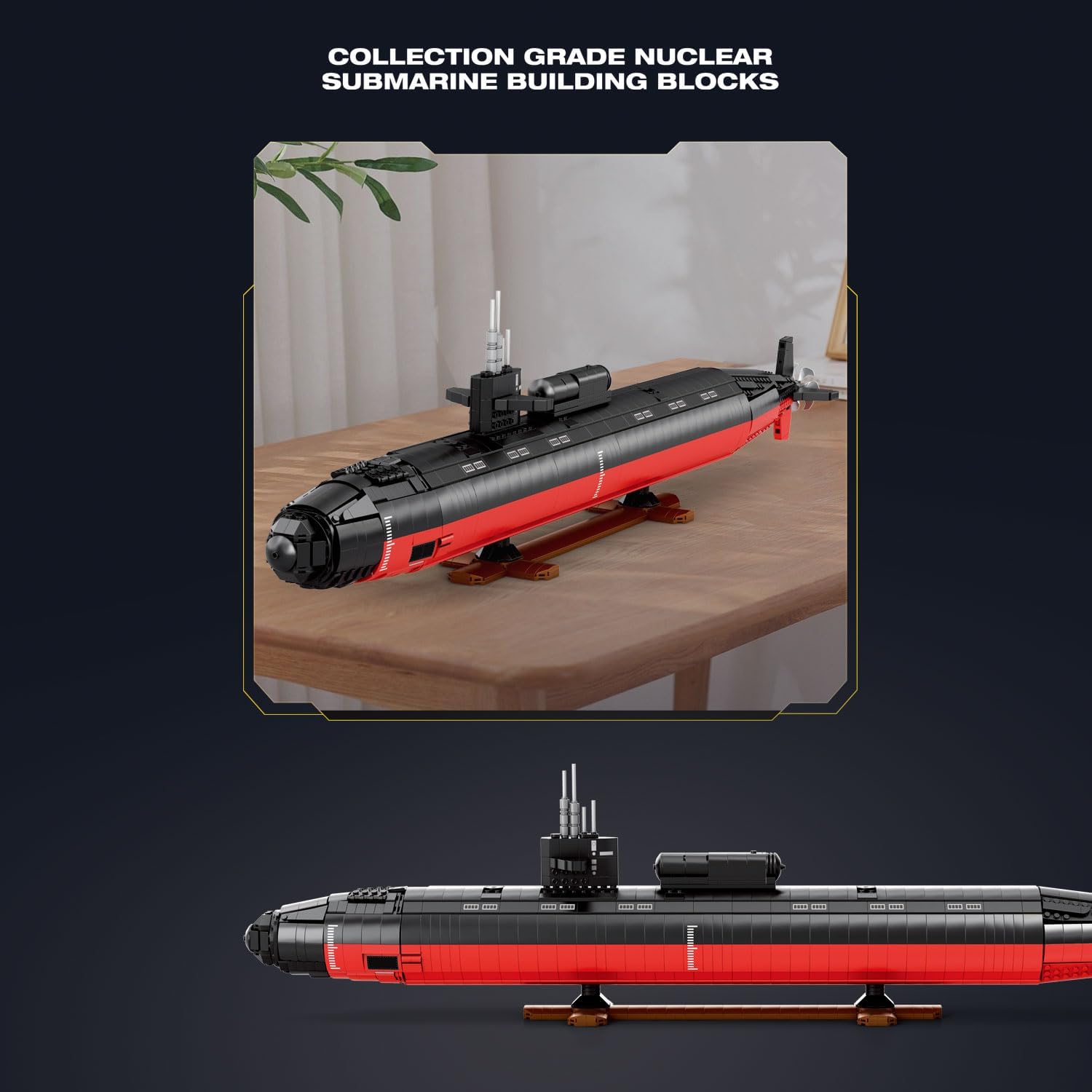 Reobrix 33049 U-Boot Los Angeles Klasse SSN 2.988 Teile