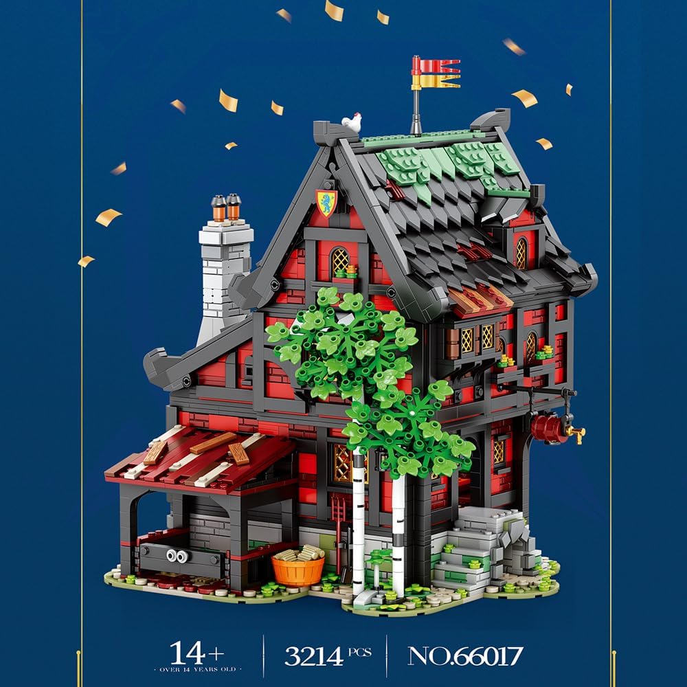 Reobrix 66017 mittelalterliche Taverne 3.214 Teile