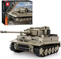 Reobrix 77031 Tiger I Panzer Klemmbaustein Set – 1138 Teile Panzer Modell