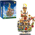 Pantasy 86326 Kleiner Prinz Sternenschloss Klemmbaustein Set – 3302 Teile Märchen Diorama Modell