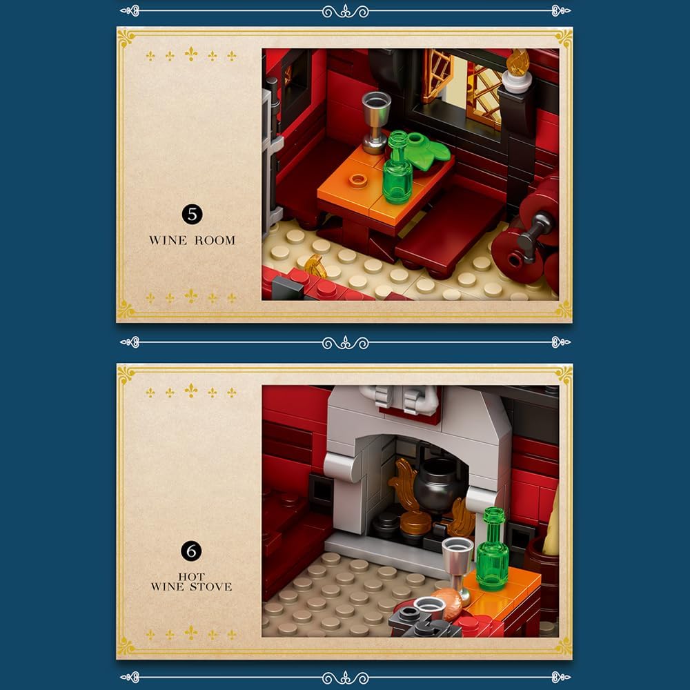 Reobrix 66017 mittelalterliche Taverne 3.214 Teile