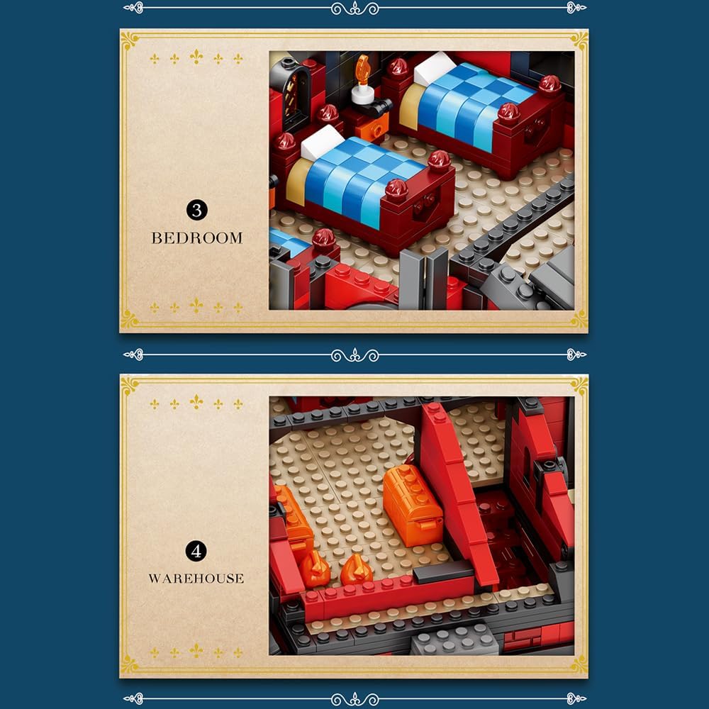 Reobrix 66017 mittelalterliche Taverne 3.214 Teile