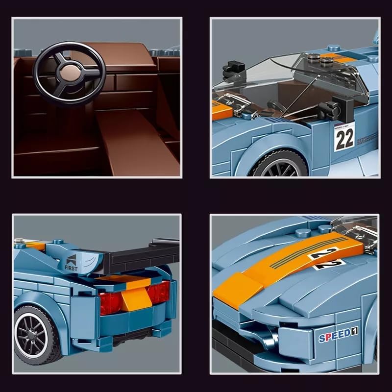 Mould King 27005 Speed Champion 918 RSR 330 Teile