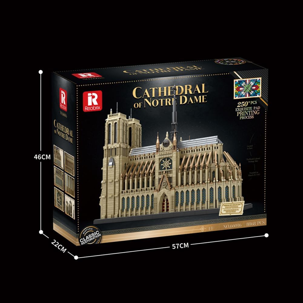 Reobrix 66016 Kathedrale Notre Dame 8.868 Teile