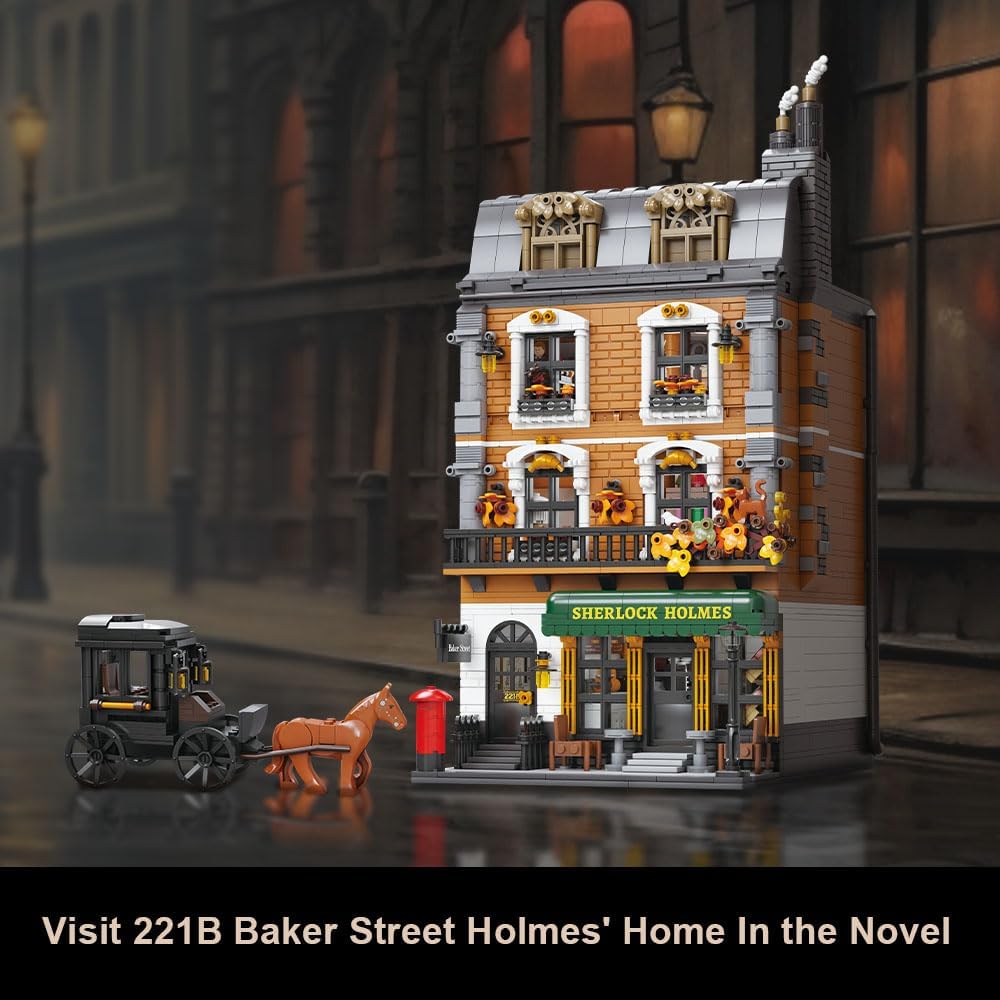 Pantasy 85014 Sherlock Holmes Baker Street Apartment 221B  3.087 Teile