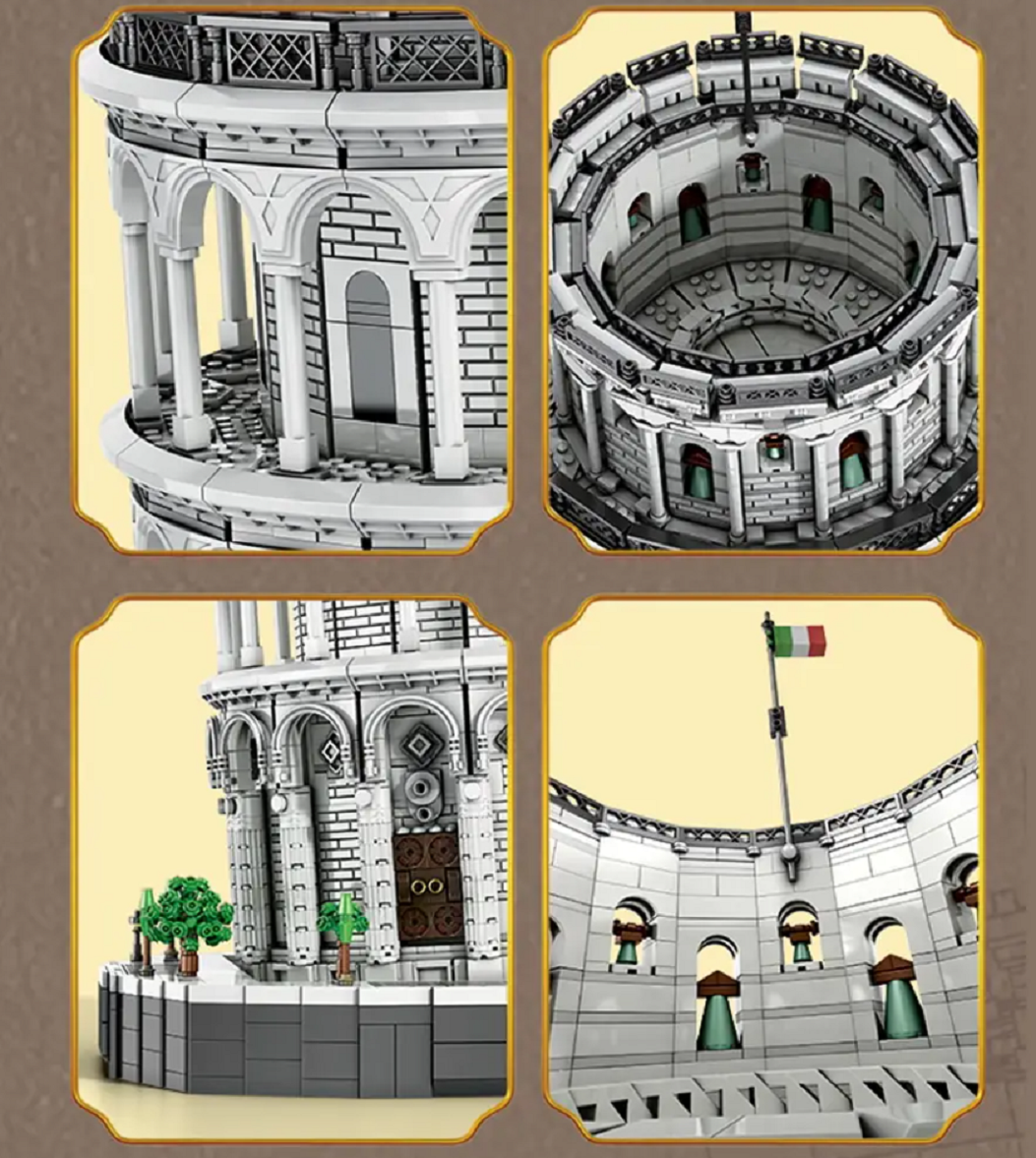 Reobrix 66025 Schiefer Turm von Pisa 7.652 Teile