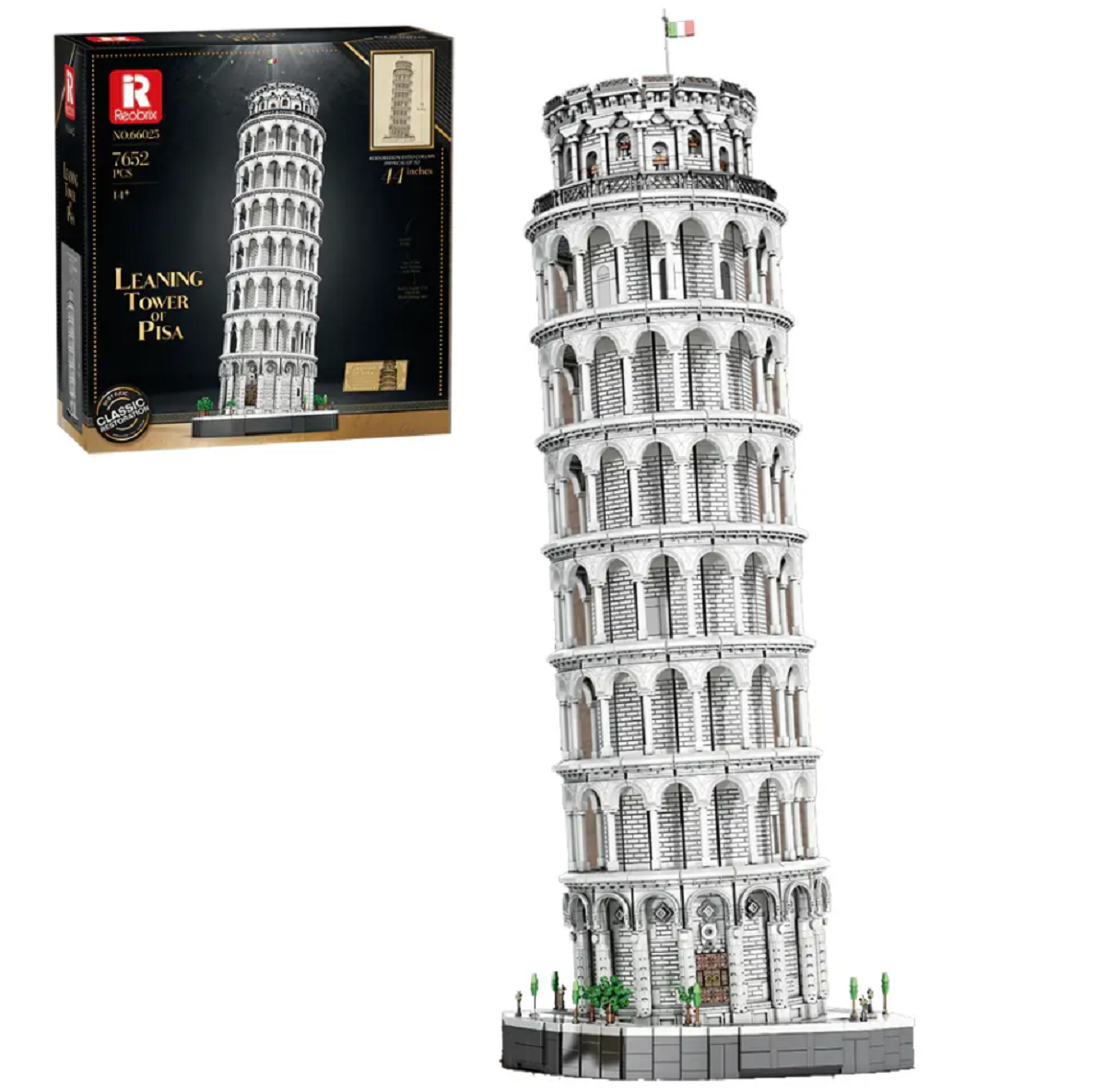 Reobrix 66025 Schiefer Turm von Pisa 7.652 Teile