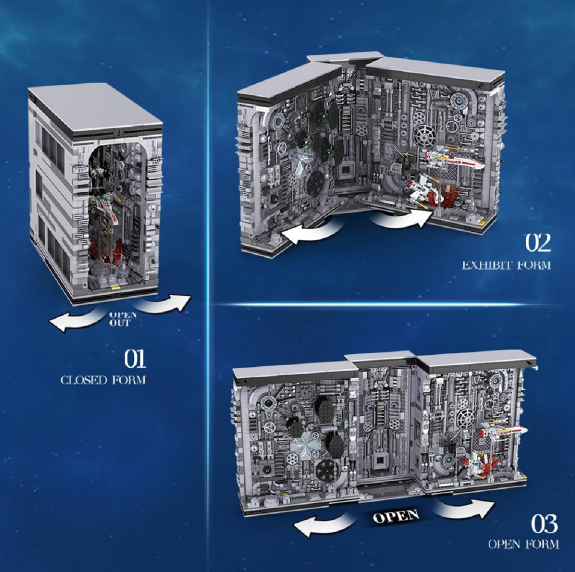 Reobrix 66030 Star Revenge Planet Book 3.058 Teile