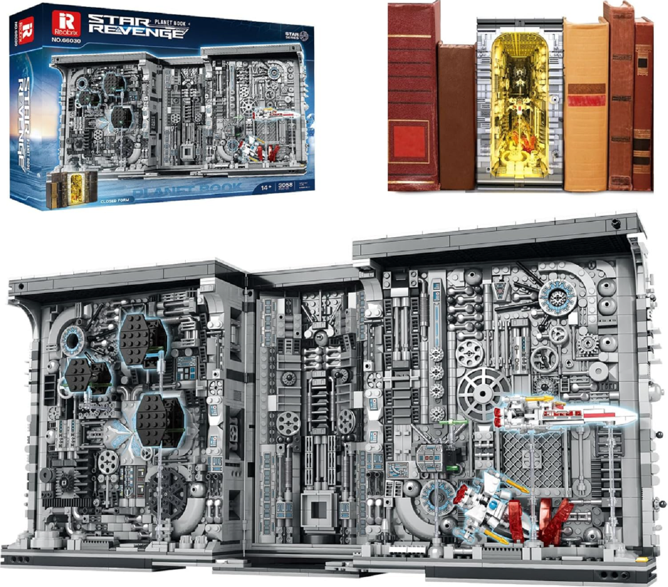 Reobrix 66030 Star Revenge Planet Book 3.058 Teile