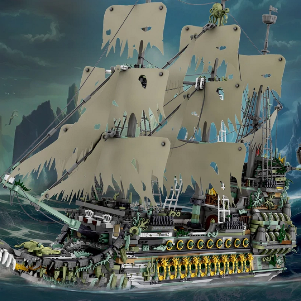 Reobrix 66037 Flying Dutchman Klemmbaustein Set – 5503 Teile Geisterschiff