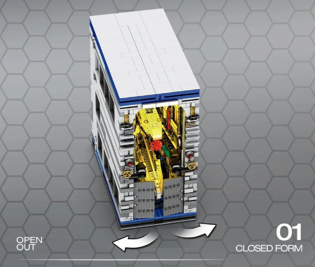 Reobrix 66038 Submarine Factory Book 3.466 Teile