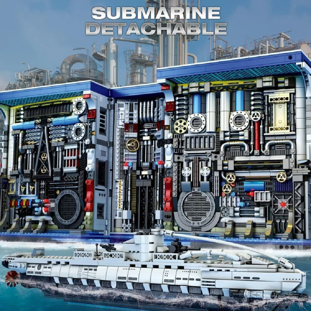 Reobrix 66038 Submarine Factory Book 3.466 Teile