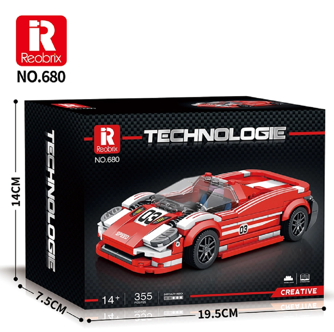 Reobrix 680 Sportscar 917 Speed Champion 355 Teile