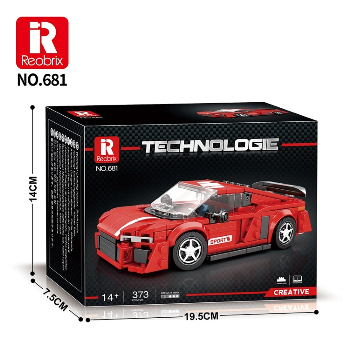 Reobrix 681 Sportscar R8 Speed Champion 413 Teile