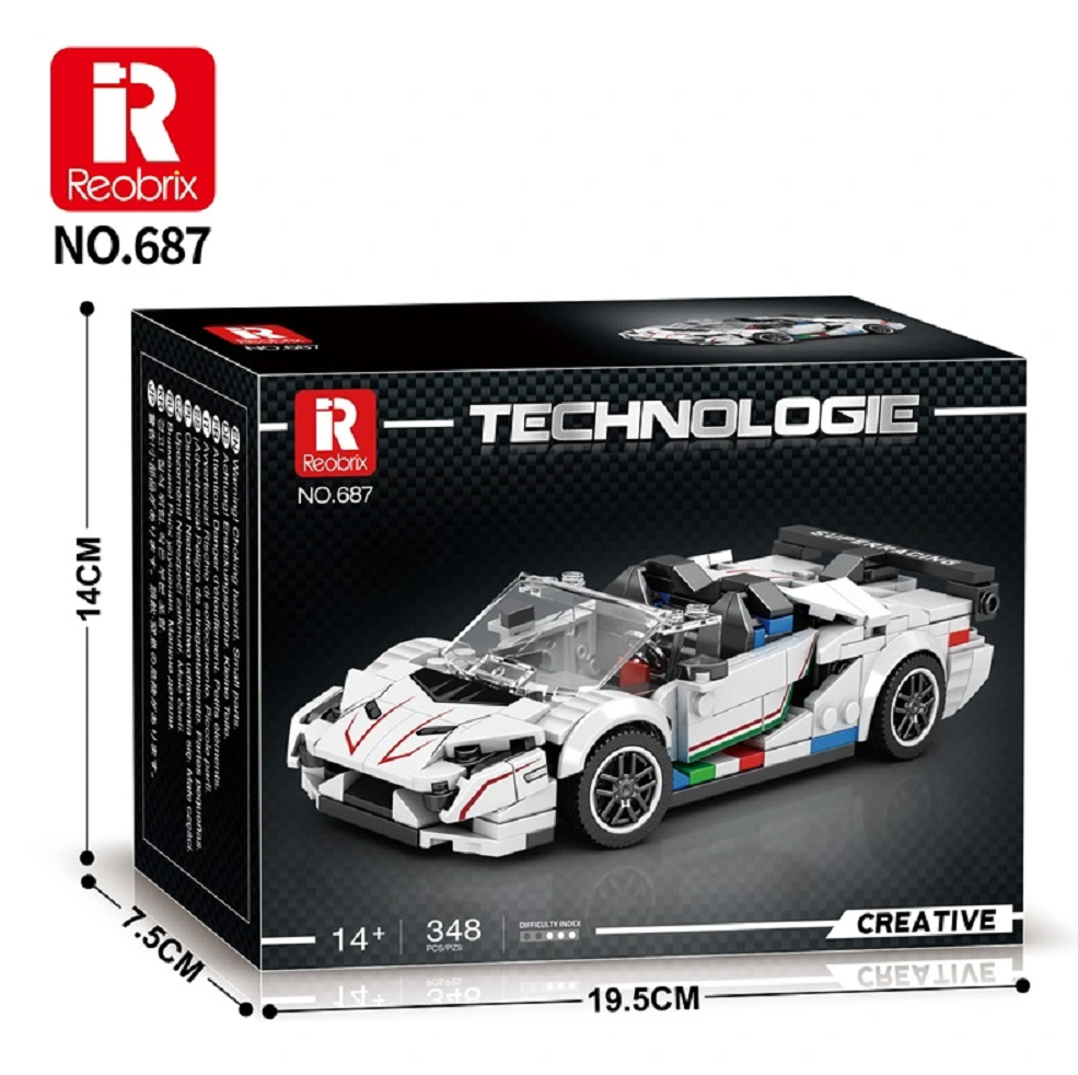 Reobrix 687 Aventador SVJ Speed Champion 382 Teile