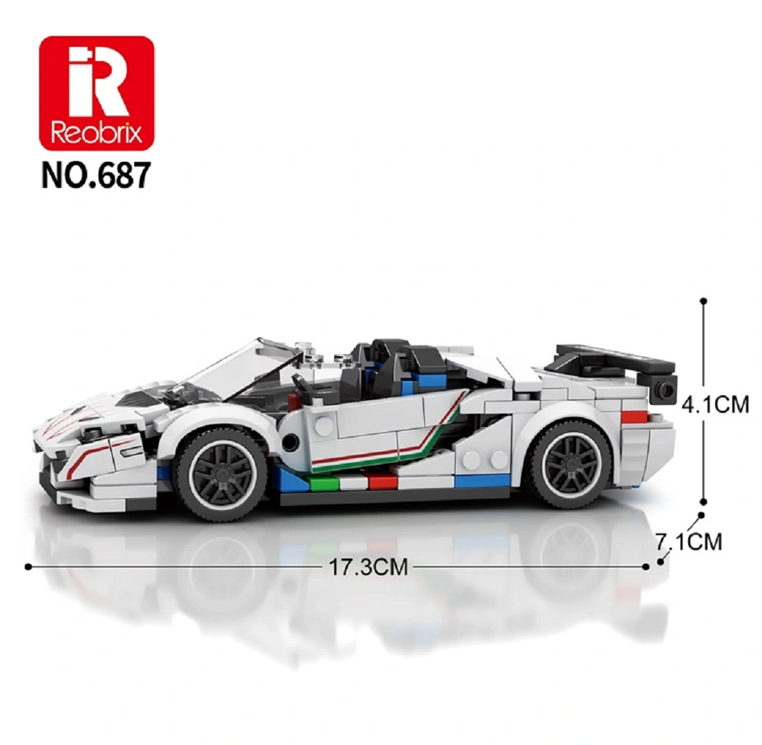 Reobrix 687 Aventador SVJ Speed Champion 382 Teile
