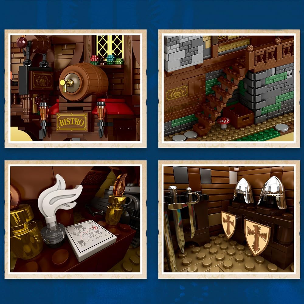 Reobrix 66018 mittelalterliche Taverne 2.831 Teile