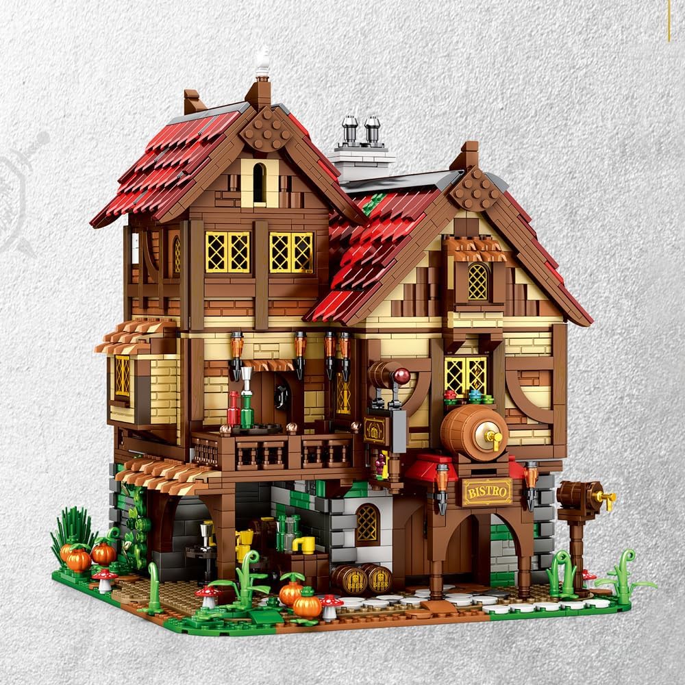 Reobrix 66018 mittelalterliche Taverne 2.831 Teile