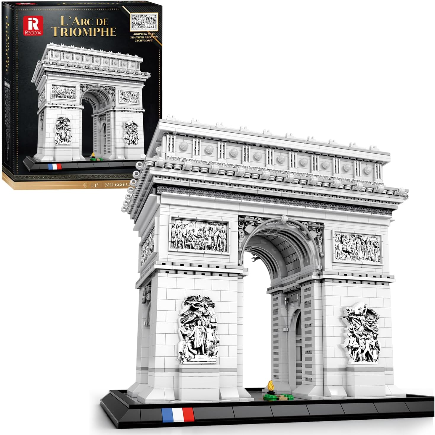 Reobrix 66024 Arc de Triumph 3.718 Teile