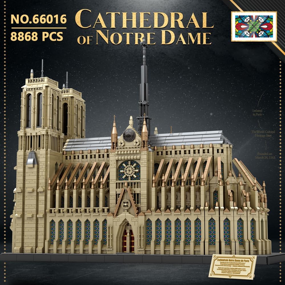 Reobrix 66016 Kathedrale Notre Dame 8.868 Teile