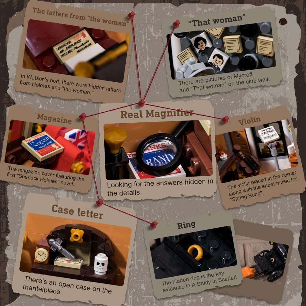 Pantasy 85014 Sherlock Holmes Baker Street Apartment 221B  3.087 Teile