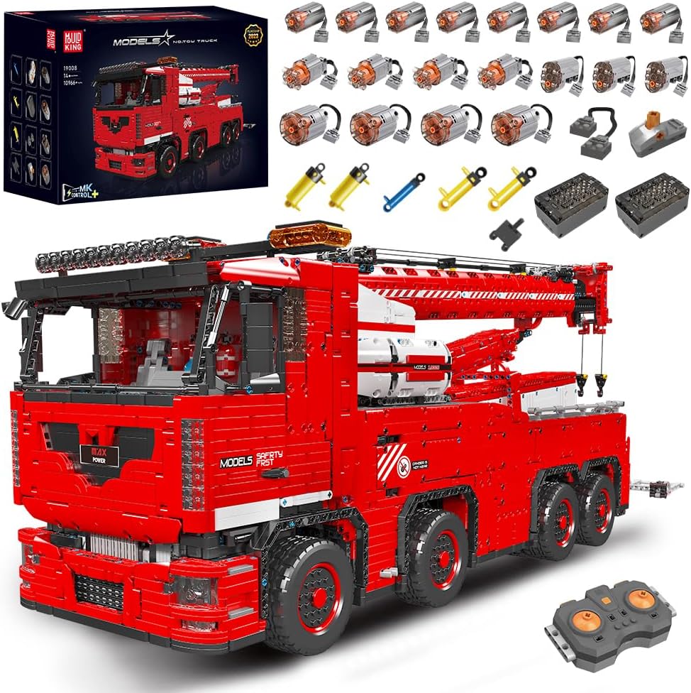 Mould King 19008S Tow Truck Flagship Edition 10.966 Teile