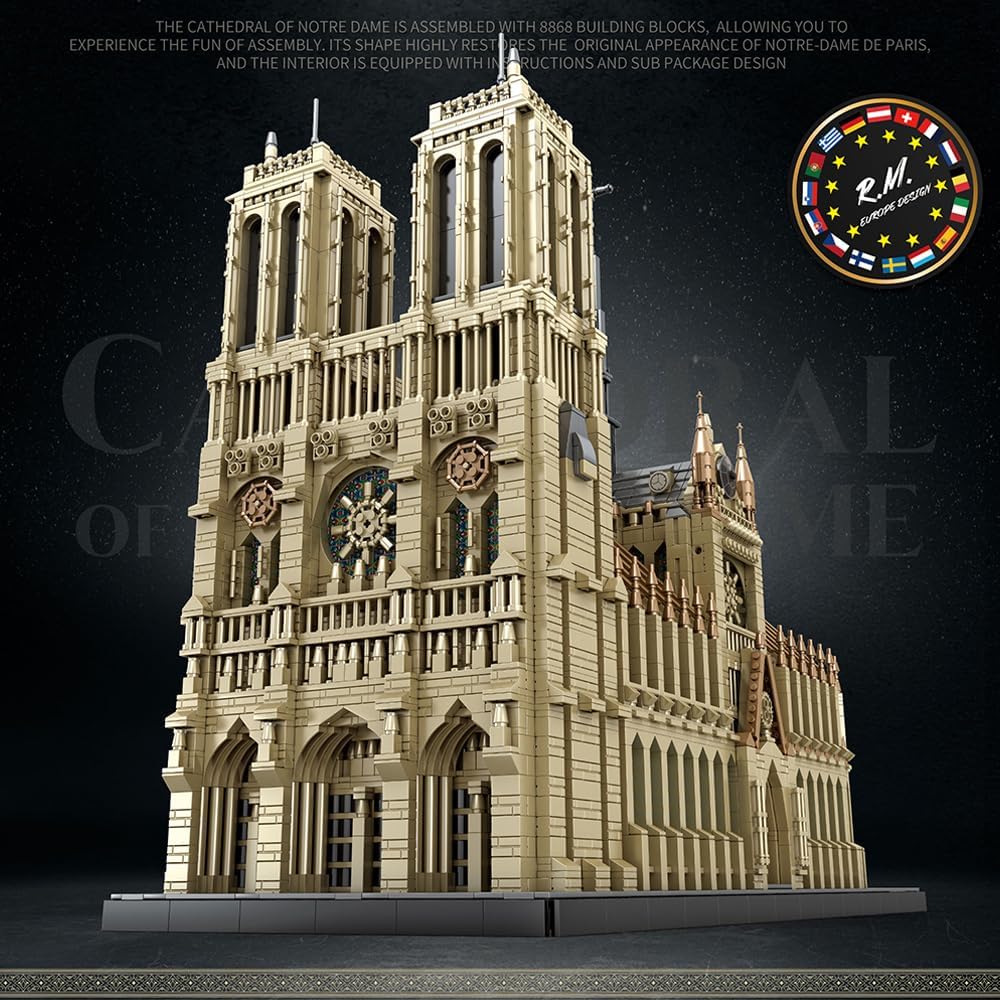 Reobrix 66016 Kathedrale Notre Dame 8.868 Teile