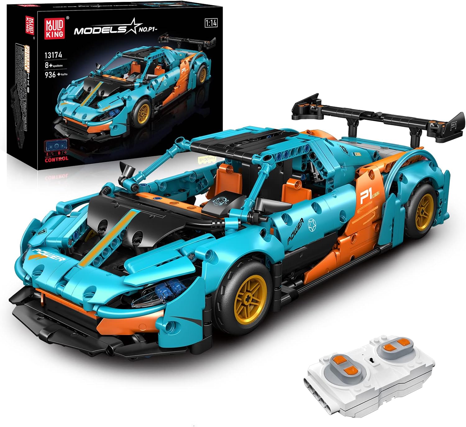 Mould King 13174 P1 Sports Car 936 Teile