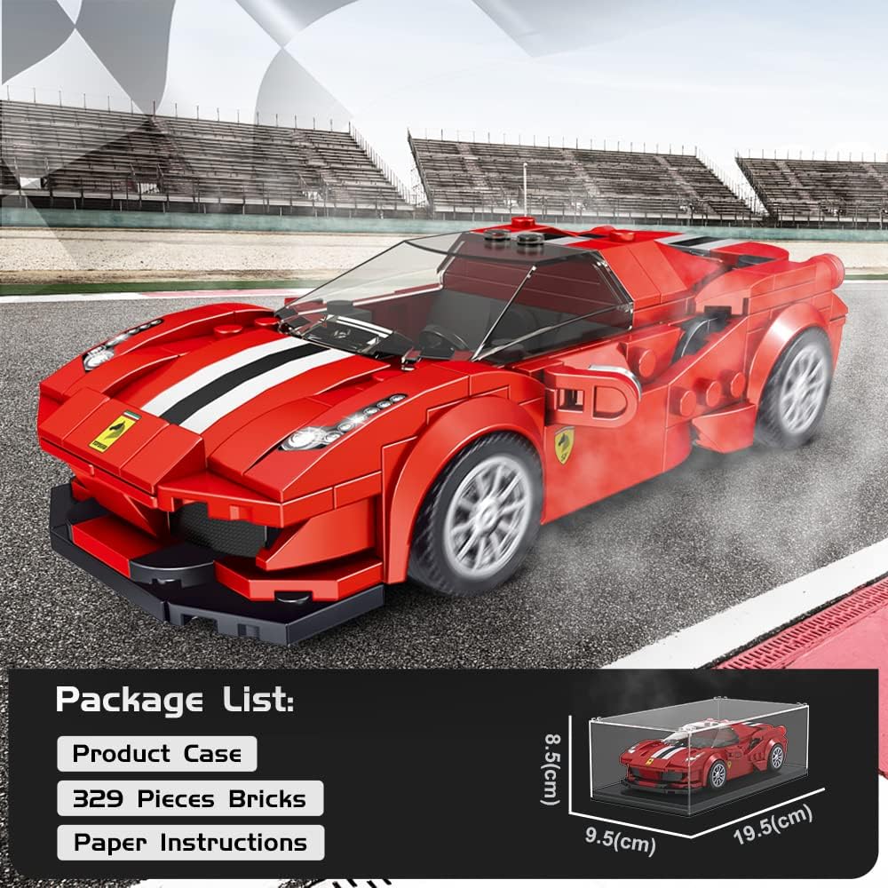 Mould King 27006 Speed Champion 488 GTB 329 Teile