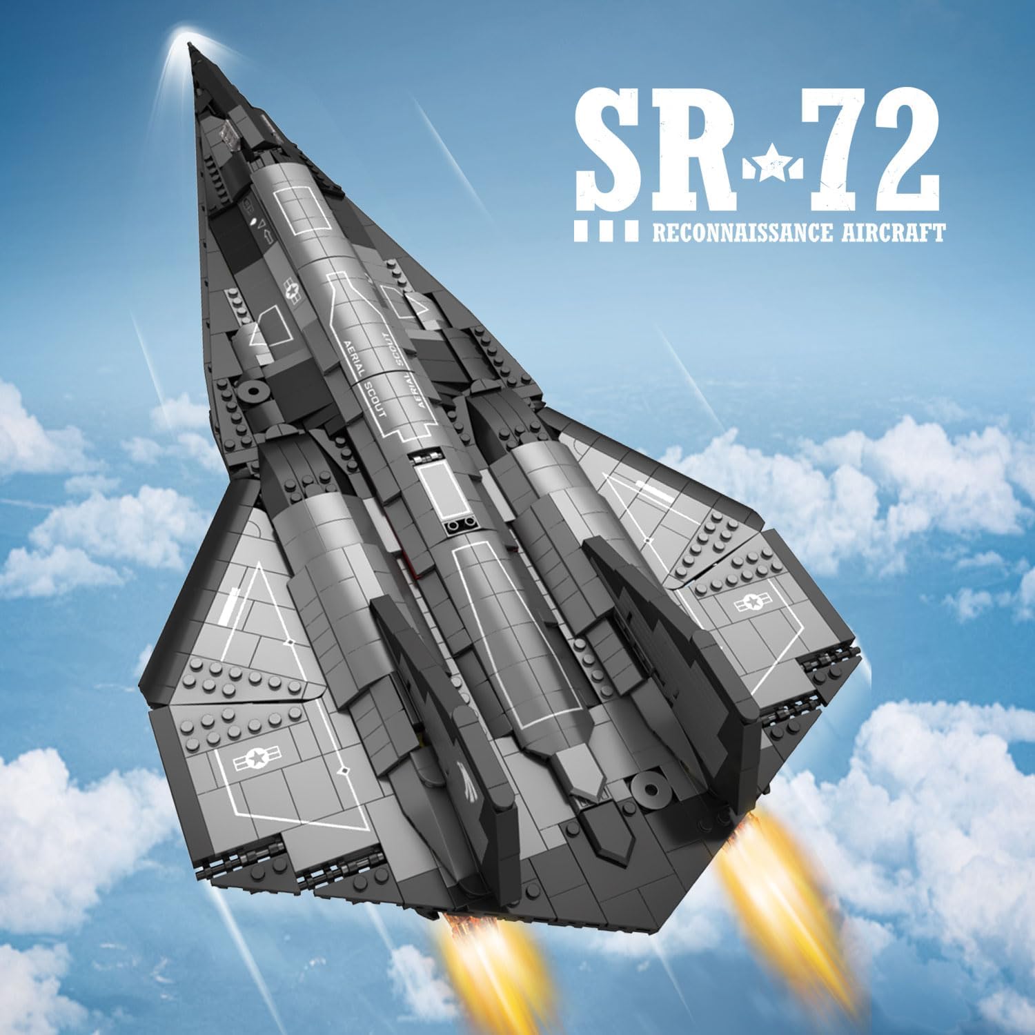 Reobrix 33039 SR-72 Aufklärungsflugzeug 2.071 Teile