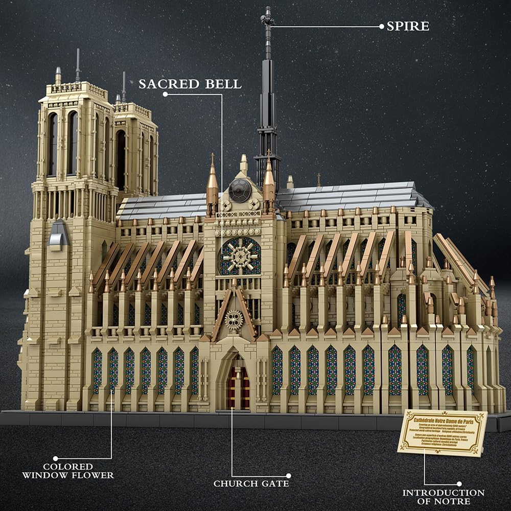 Reobrix 66016 Kathedrale Notre Dame 8.868 Teile