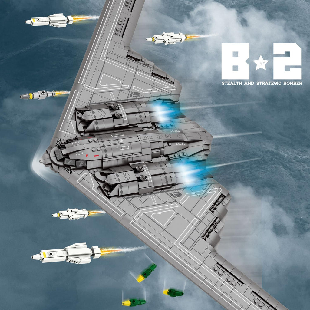 Reobrix 33038 B2 Bomber 2ter Weltkrieg 2.063 Teile