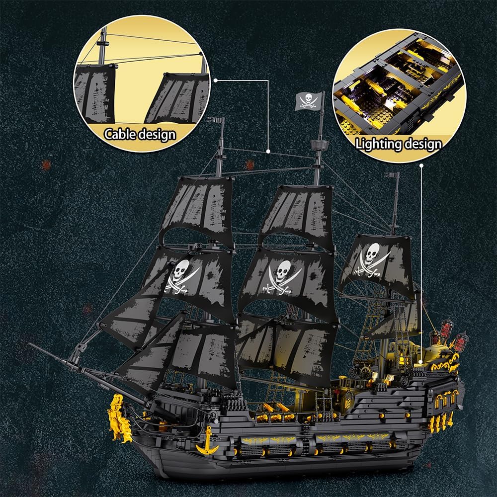 Reobrix 66036 Black Pearl Piratenschiff 4.304 Teile