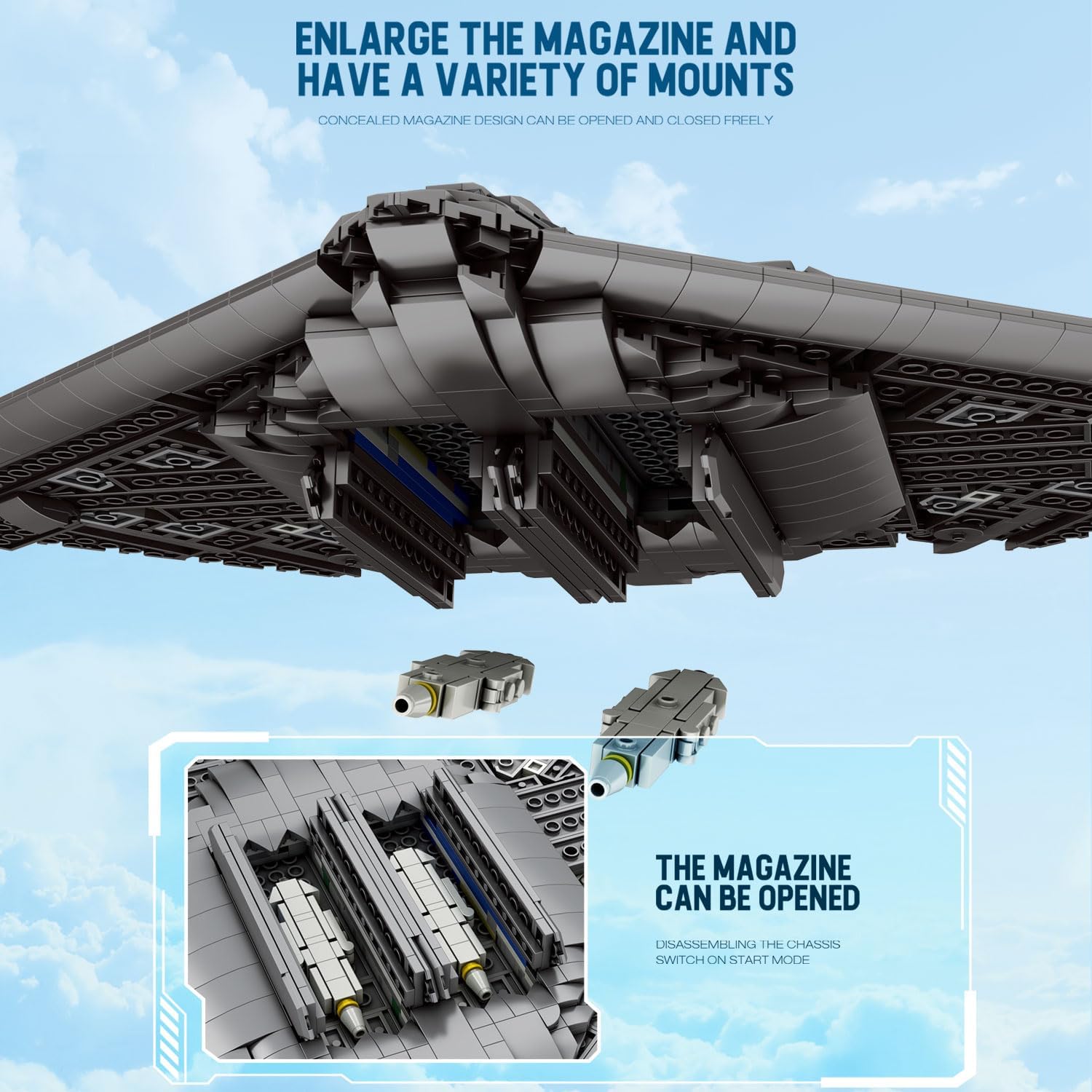Reobrix 33038 B2 Bomber 2ter Weltkrieg 2.063 Teile