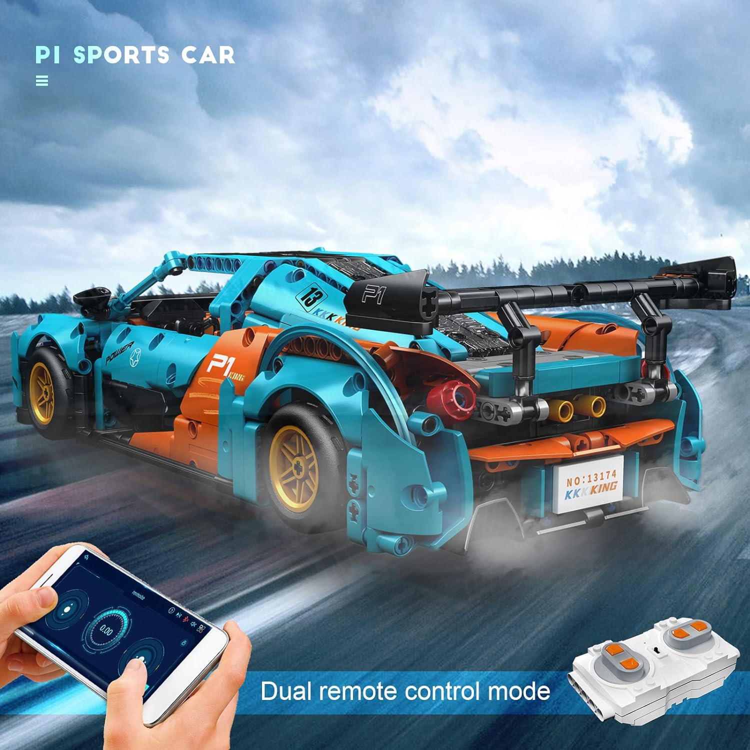 Mould King 13174 P1 Sports Car 936 Teile