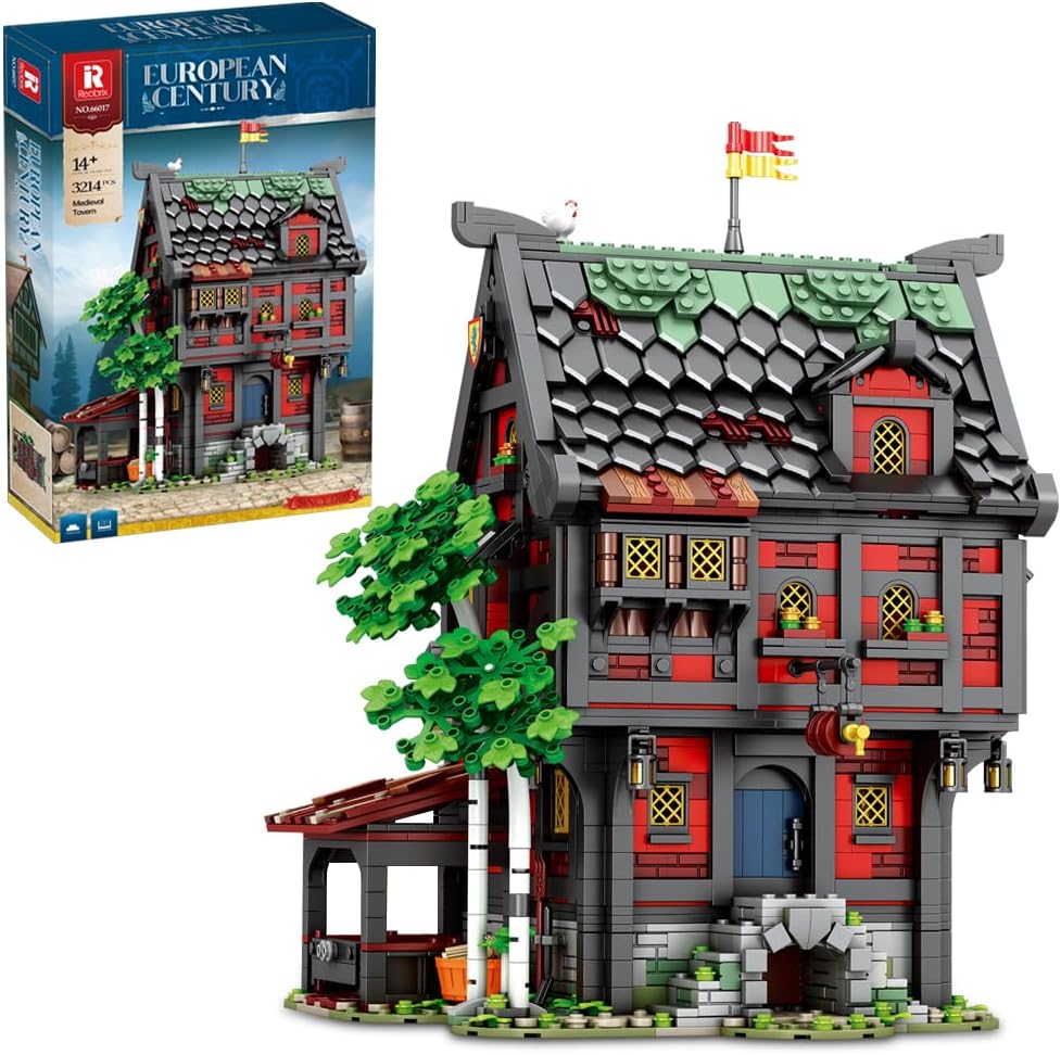 Reobrix 66017 mittelalterliche Taverne 3.214 Teile