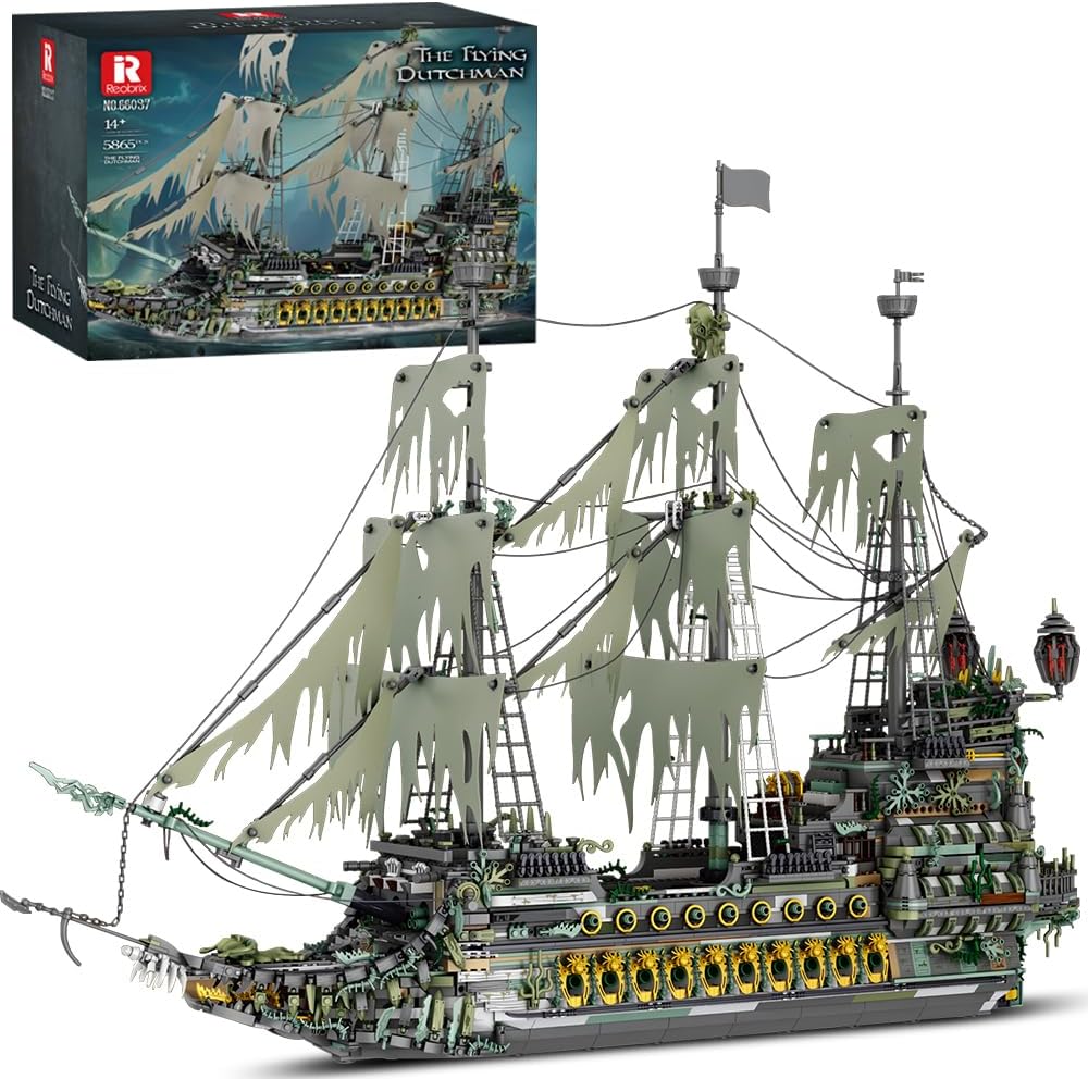 Reobrix 66037 Flying Dutchman Klemmbaustein Set – 5503 Teile Geisterschiff