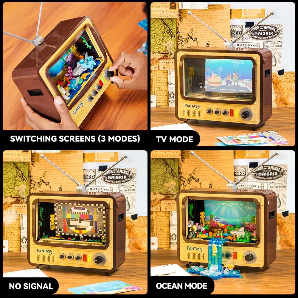 Pantasy 61008 Retro Fernseher 1.173 Teile