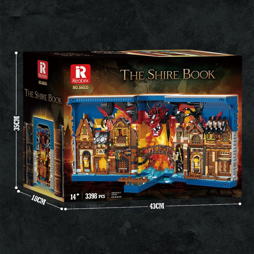 Reobrix 66035 Das Auenland Buch 3.398 Teile