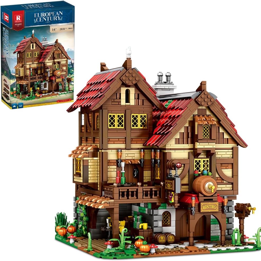 Reobrix 66018 mittelalterliche Taverne 2.831 Teile