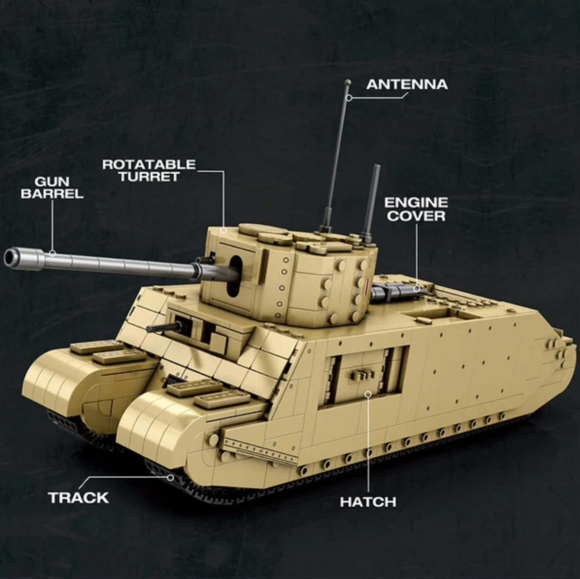 Reobrix 77032 TOG II Panzer World of Tanks 1.427 Teile